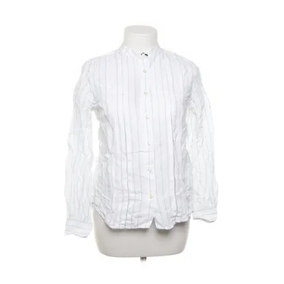 Chemise (Blanc, Bleu) de Officine Générale Lin, Viscose