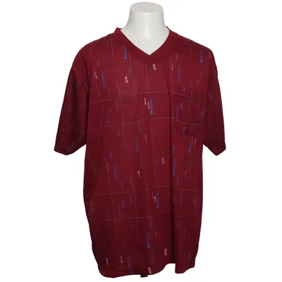 T-shirt (Red, Multicolored) from Loden Cotton, Polyester
