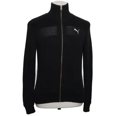 Cardigan (Noir) de Puma Acrylique, Coton