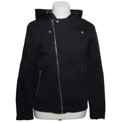 Jacke (Blau) von The Kooples Acetat, Baumwolle, Kunstpelz, Polyester, Viskose