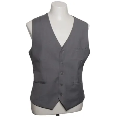 Suit vest (Gray) from Coofandy Polyester, Viscose