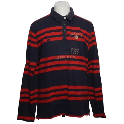 Rugby shirt (Blue, Red) from Arqueonautas Cotton