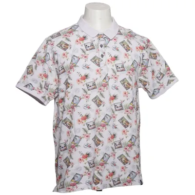 Polo shirt (White, Multicolored) from Colours & Sons Cotton