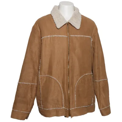 Veste en peau de mouton retournée (Marron, Blanc) de Reward