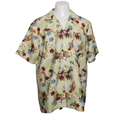 Kortærmet skjorte (Beige, Flerfarvet) fra Voodoo Vixen Elastan, Polyester