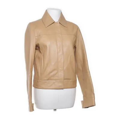 Leren jack (Beige) van Stefanel Leer
