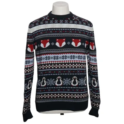 Julesweater (Blå, Flerfarvet) fra McNeal Bomuld