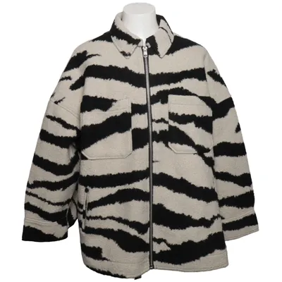 Jacket (Black, Beige) from Jonas Nielsen Acrylic, Polyester, Wool