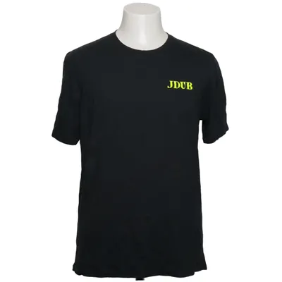 T-shirt (Svart) från Anvil Bomull, Polyester, Viskos