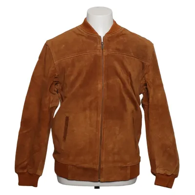 Læderjakke (Brun) fra Venice Leather Læder, Polyester