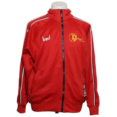 Träningsjacka (Röd, Vit) från KWD Bomull, Polyester