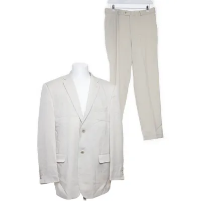 Kostym (Beige) från Angelo Litrico Elastan, Polyester