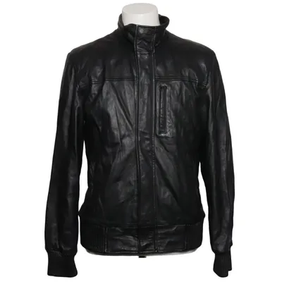 Veste en cuir (Noir) de Tigha Coton, Cuir, Polyester
