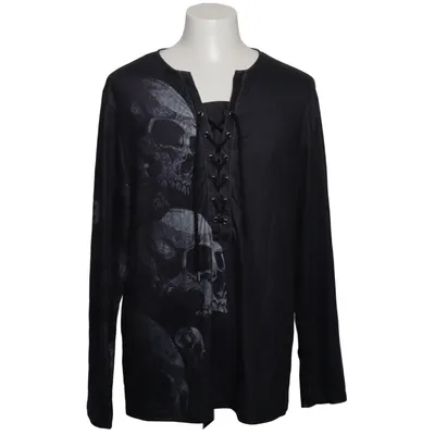 Blouse (Noir) Élasthane, Polyester