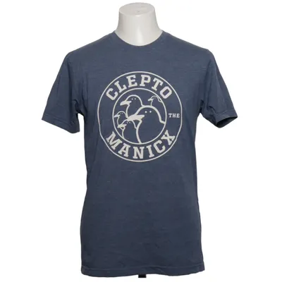 T-shirt (Blue) from Cleptomanicx Cotton, Polyester