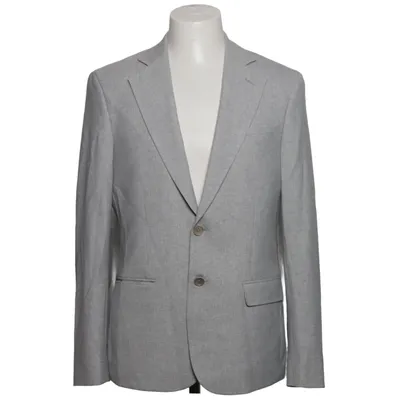 Blazer (Gray) from Bertoni Elastane, Polyester, Wool