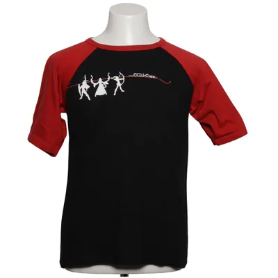 T-shirt (Svart, Röd) från Promodoro Bomull