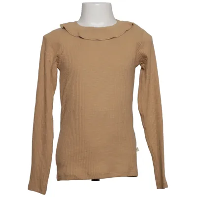 Long sleeve T-shirt (Beige) from Lil' Atelier Elastane, Organic cotton