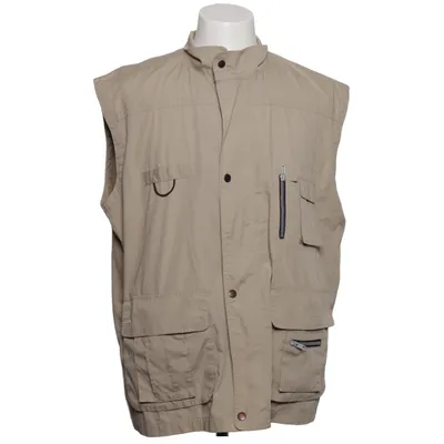 Outer vest (Beige) from Giani Feroti Cotton, Polyamide, Polyester