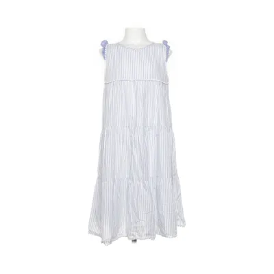 Jurk (Blauw, Wit) van People Wear Organic Organisch katoen