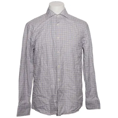Shirt (Blue, Brown, White) from Hawes & Curtis