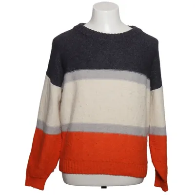 Pull-over (Gris, Blanc, Orange) de IQ+ Berlin Acrylique, Laine d'alpaga, Polyamide, Polyester