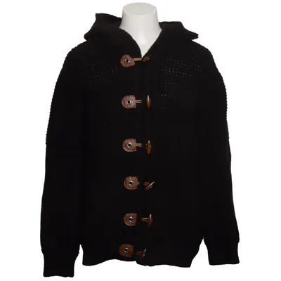 Cardigan (Black) from Geographical Norway Acrylic, Polyester, Wool