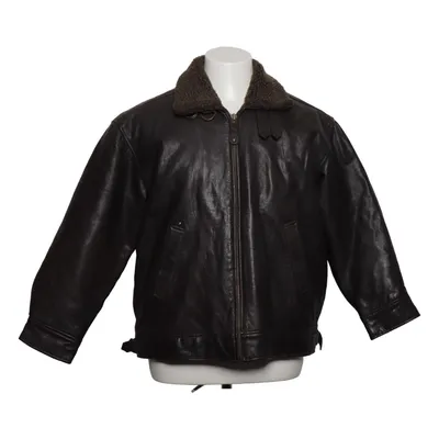 Läderjacka (Brun) från L.O.G.G by H&M Skinn