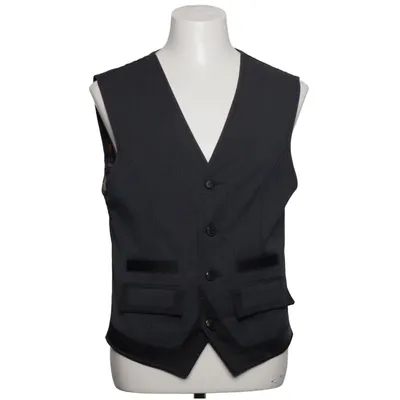 Suit vest (Gray) from Coon Less Cotton, Polyester
