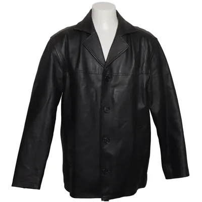 Leather jacket (Black) from Antony Morato Leather, Polyester