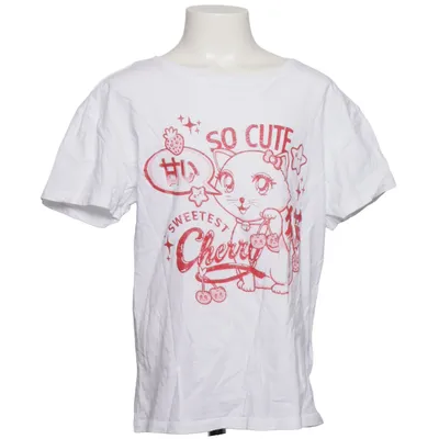T-shirt (Hvid, Rød) fra Page One Young Bomuld