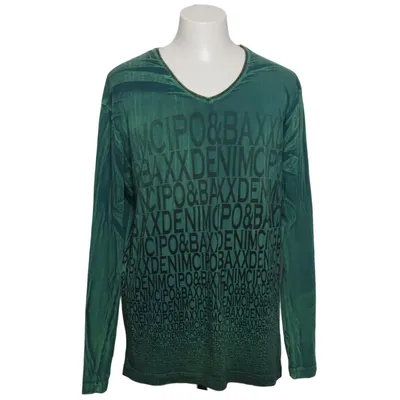 Long sleeve T-shirt (Green, Black) from Cipo & Baxx