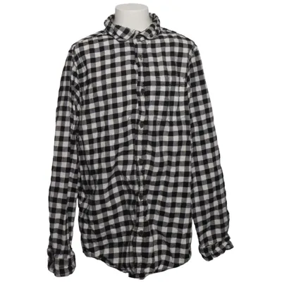 Flannel skjorte (Sort, Hvid) fra Cat & Jack Bomuld