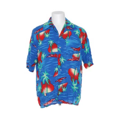 Chemise à manches courtes (Bleu, Multicolore) de Funny Fashion Polyester