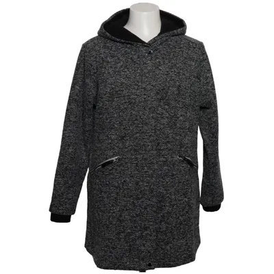 Frakke (Sort, Grå) fra Polarino Polyester