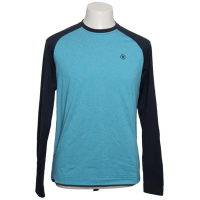 Långärmad t-shirt (Blå, Svart) från Ktec Elastan, Polyester