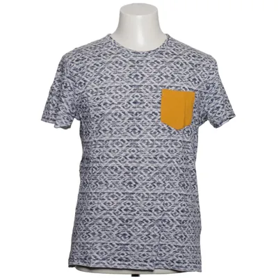 T-shirt (Bleu, Blanc, Jaune) de Jules Coton, Polyester