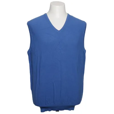 Pull sans manches (Bleu) de Andrea Fenzi Laine de mouton