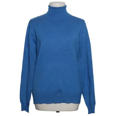 Rollkragenpullover (Blau) von Assuili Kaschmir, Elasthan, Seide, Viskose