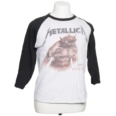 Baseballtröja (Vit, Svart, Flerfärgad) från Metallica Bomull