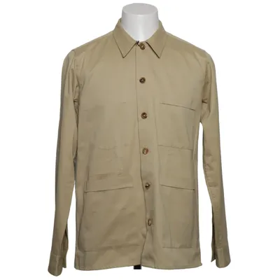 Överskjorta (Beige) från Drakes Bomull