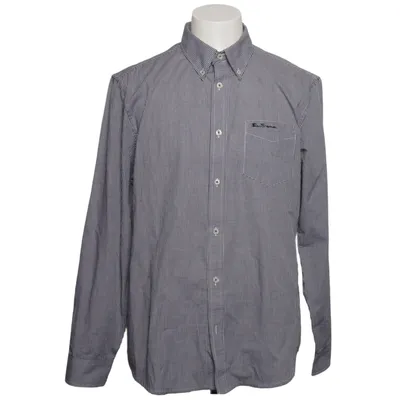 Button down shirt (Black, White) from Ben Sherman Cotton, Polyester
