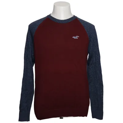 Tröja (Grå, Röd) från Hollister Bomull, Polyester