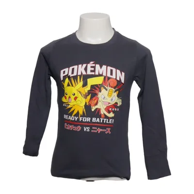 Langærmet t-shirt (Grå, Flerfarvet) fra Pokémon