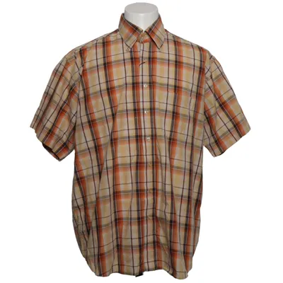 Kortærmet skjorte (Orange, Brun, Beige) fra Commander
