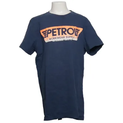 T-shirt (Blue, Multicolored) from Petrol Cotton