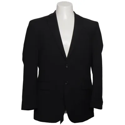 Blazer (Black) from Lanf. Castellani Elastane, Polyester, Wool