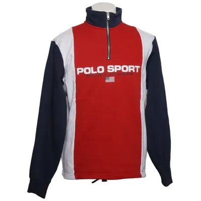 Collegetröja (Röd, Blå, Vit) från Polo Sport Ralph Lauren Bomull, Elastan, Polyester
