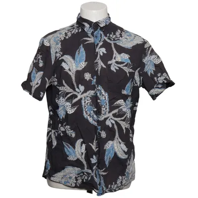 Chemise à manches courtes (Beige, Multicolore) de H&M Coton