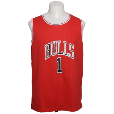 Baskettrøje (Rød, Hvid, Sort) fra Soccer Polyester